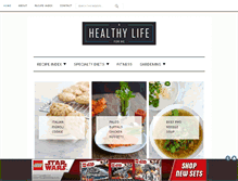Tablet Screenshot of ahealthylifeforme.com